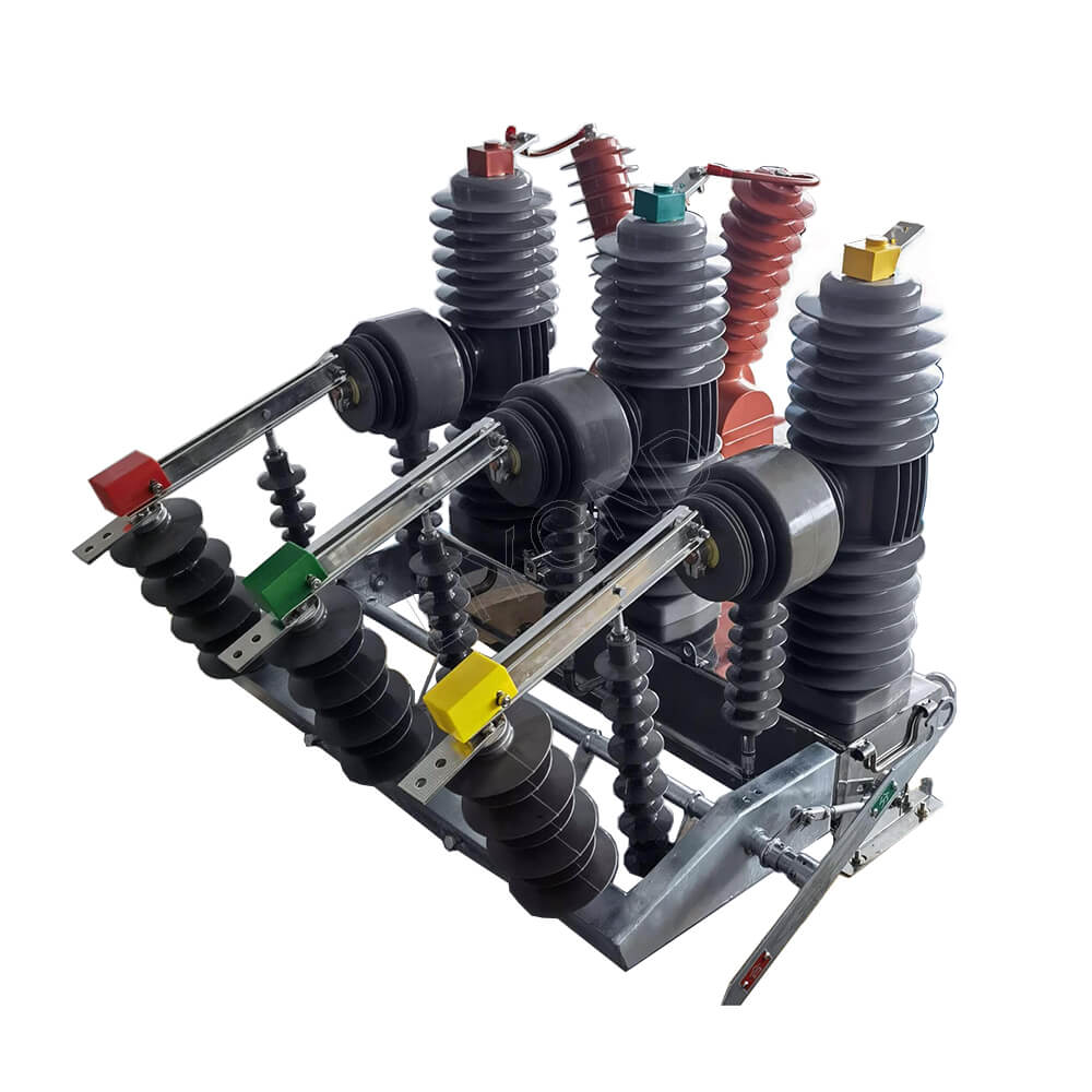 24 kV-os kültéri nagyfeszültségű intelligens háromfázisú pólusra szerelt vákuum megszakító automatikus felrobbantó